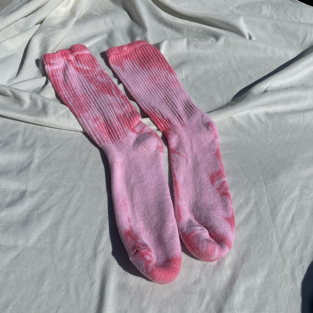 Tie Dye Socks Women’s size 5-10 Pink